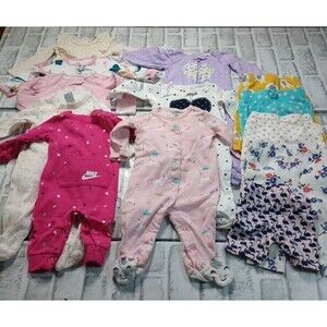 Baby Girl  Mixed Lot 13 Pcs  Sz: 3-6 Months